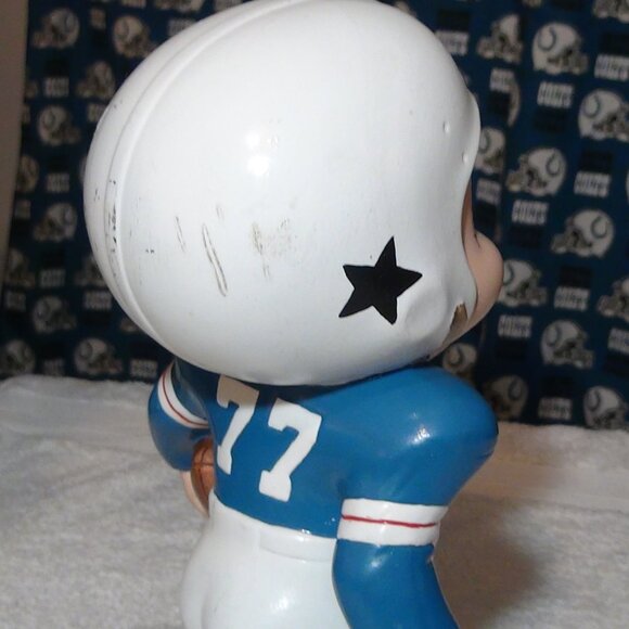 NFL Vintage 70's Dallas Cowboys Ceramic Figure 11" In-graved, Atlantic Mold 1/73 - Picture 14 of 16